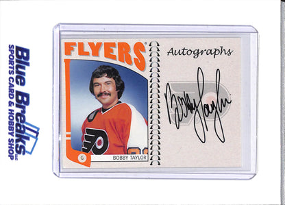 2005 In The Game - Autographs - Bobby Taylor - #A-BTA - Ice Hockey - Flyers- drop