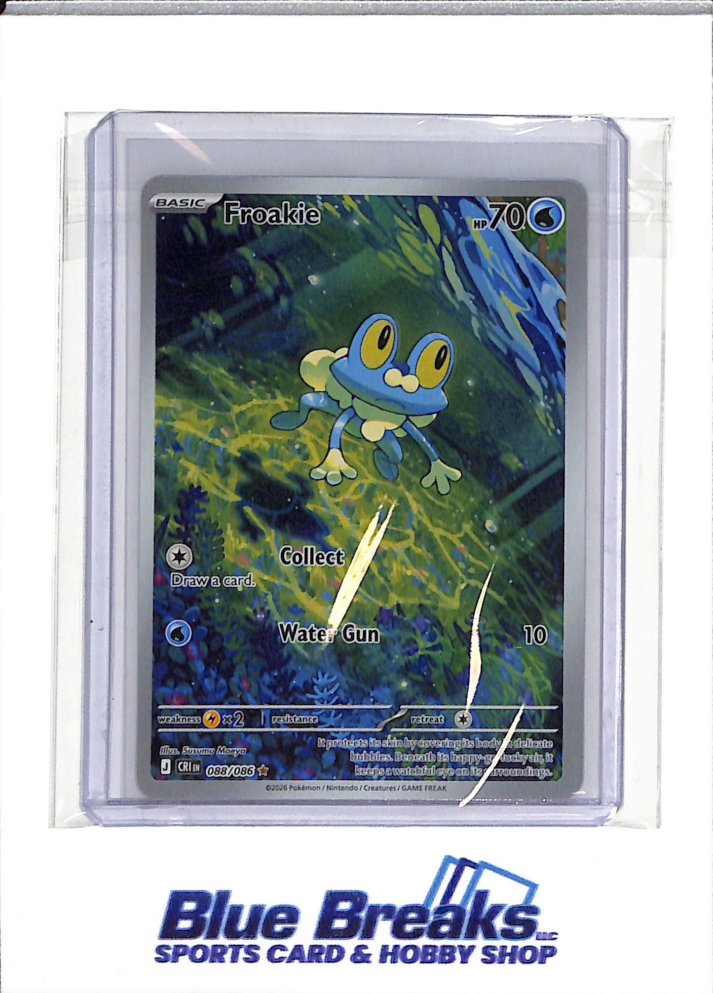 2026 Pokemon - Chaos Rising - Illustration Rare Holo - Froakie - #088/086 - drop