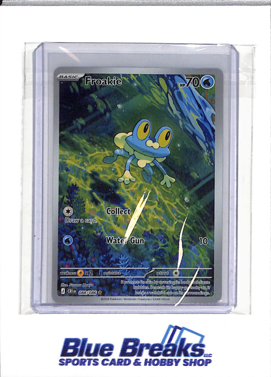 2026 Pokémon - Chaos Rising - Illustration Rare Holo - Froakie - #088/086