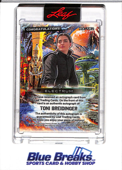 2024 Leaf - Electrum - Purple Foil - Toni Breidinger - #BA-TB2 - NASCAR - Rackley - drop