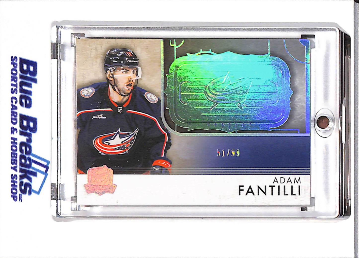 2023-24 Upper Deck - Rookie Rink Gallery - The Cup - Adam Fantilli - 51/99 - #RGAF-V3 - Ice Hockey - Blue Jackets - drop