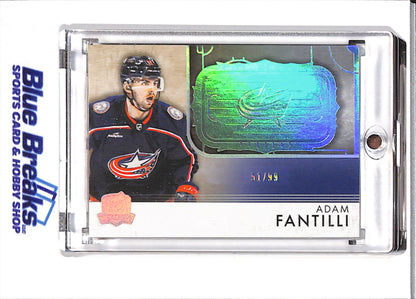 2023-24 Upper Deck - Rookie Rink Gallery - The Cup - Adam Fantilli - 51/99 - #RGAF-V3 - Ice Hockey - Blue Jackets - drop