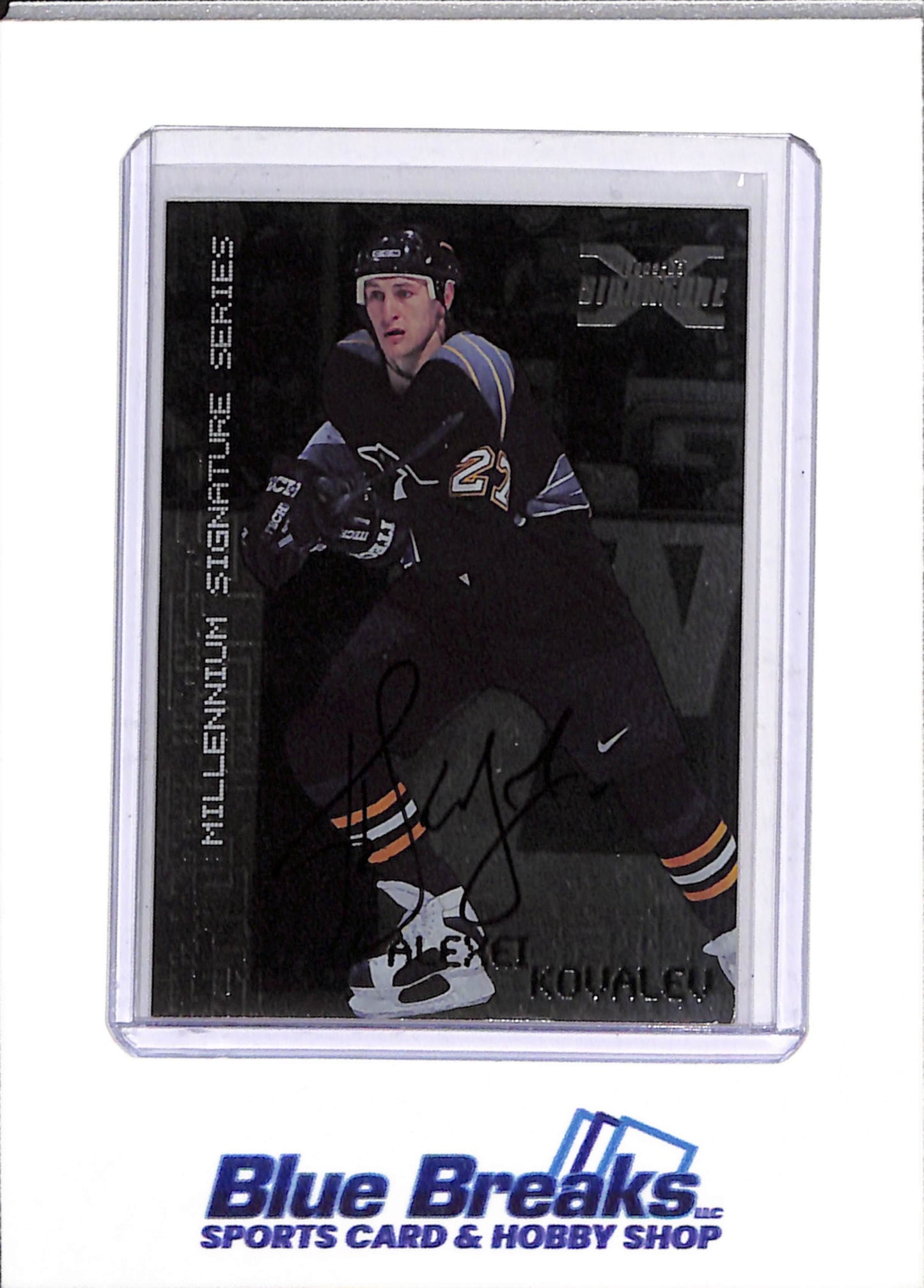 1999 In The Game - Millennium Signature Series - Auto - Alexei Kovalev - #197 - Ice Hockey - Panthers - drop