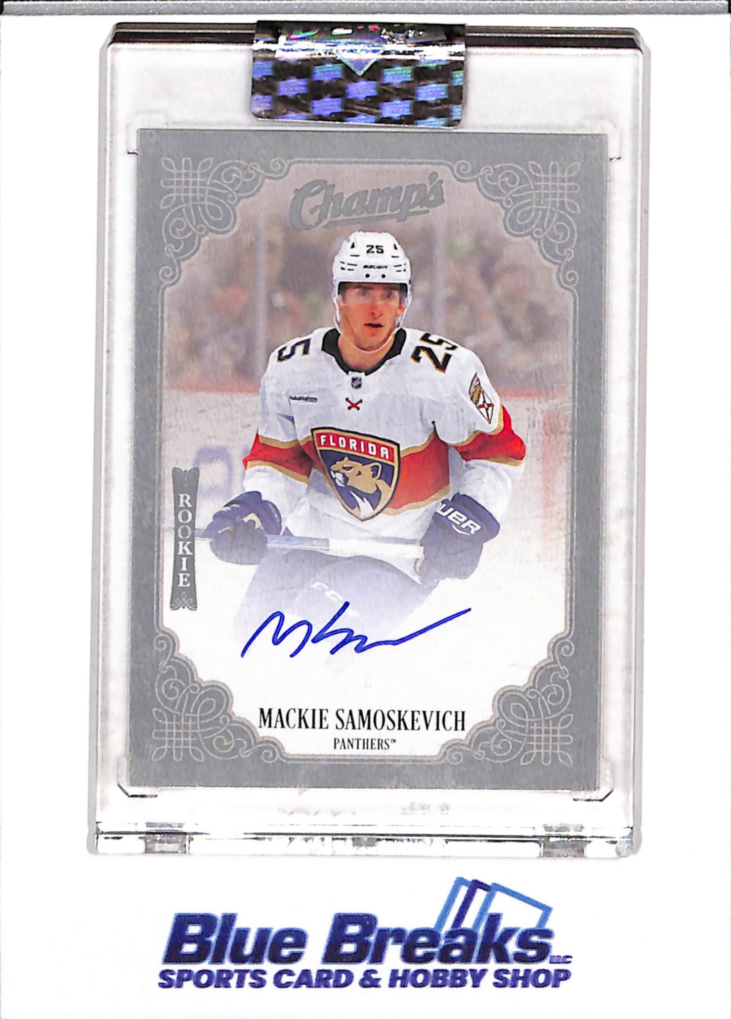 2023-24 Upper Deck - Champs - Auto - Rookie - Mackie Samoskevich - #C-SA - Ice Hockey - Panthers - drop