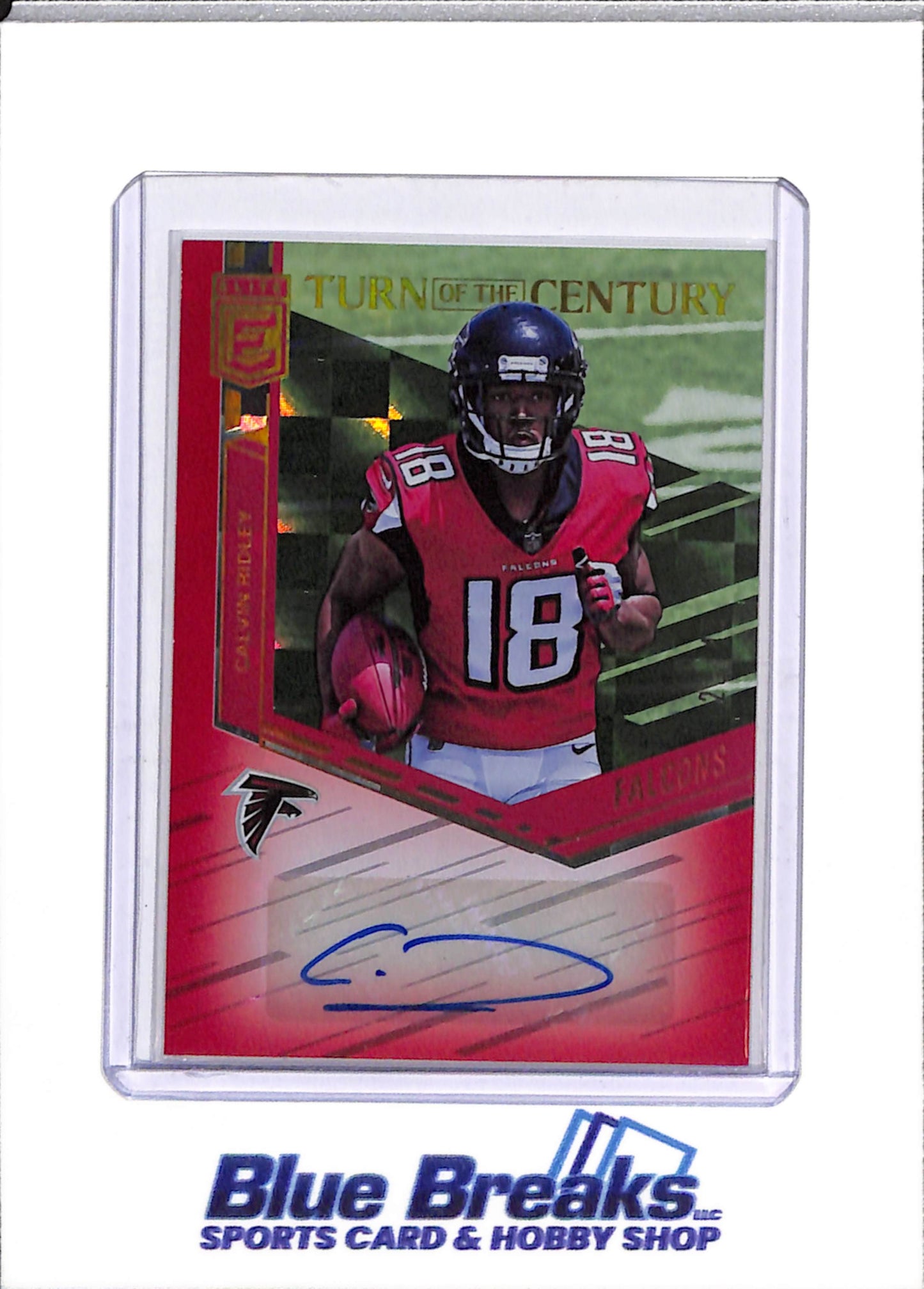 2018 Panini - Elite - Turn of the Century - Auto - Calvin Ridley - 23/49 - #TC-CR - Football - Falcons - drop