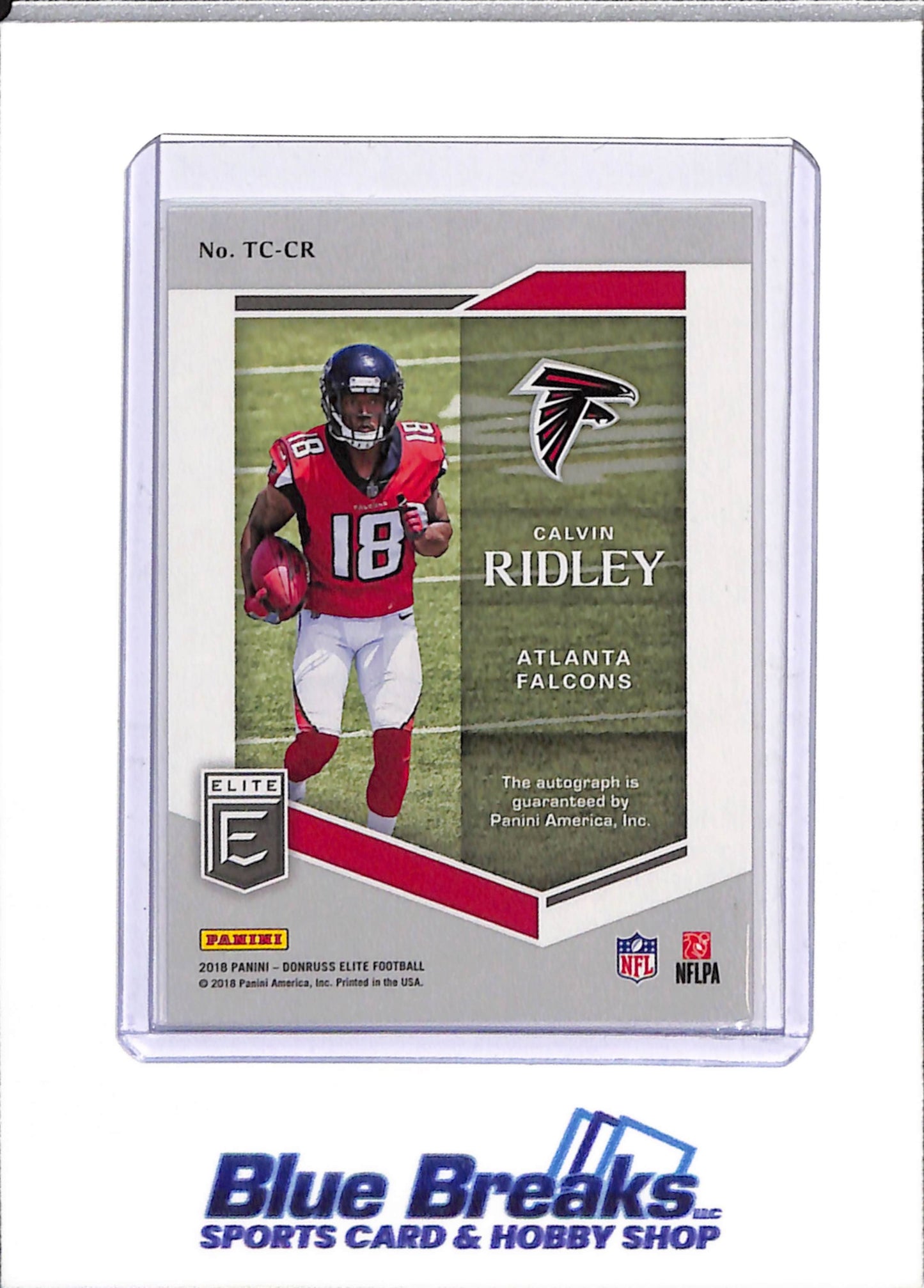 2018 Panini - Elite - Turn of the Century - Auto - Calvin Ridley - 23/49 - #TC-CR - Football - Falcons - drop