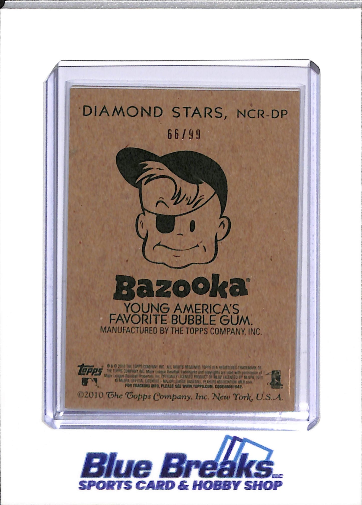 2010 Topps - Diamond Stars - National Chicle - Game Used Bat - Dustin Pedroia - 66/99 - #NCR-DP - Baseball - Red Sox - drop