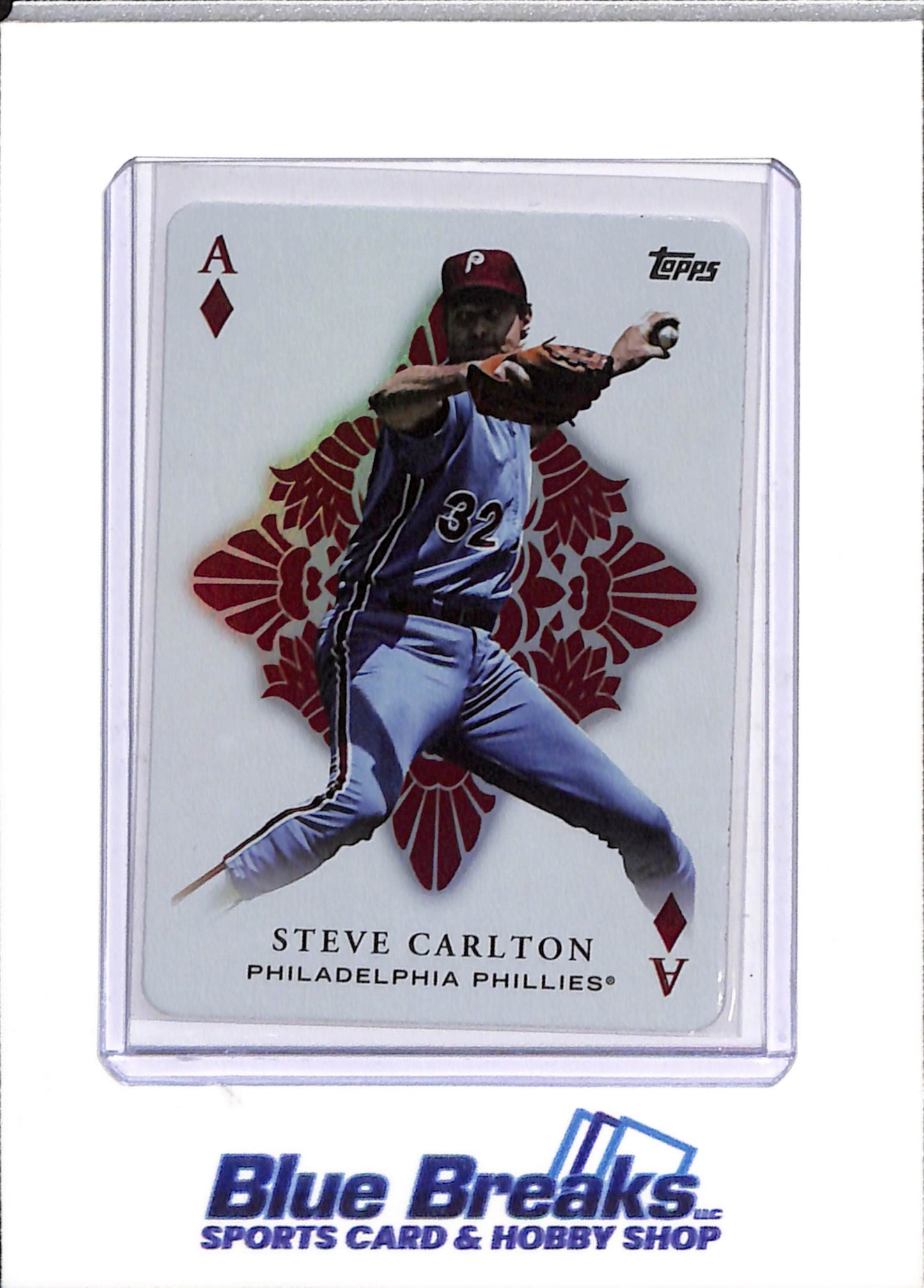 2023 Topps - All Aces - Red Holo - Steve Carlton - #AA-39 - Baseball - Phillies - drop