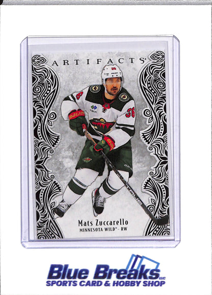 2025-26 Upper Deck - Artifacts - Purple - Mats Zuccarello - 21/25 - #41 - Ice Hockey - Wilds - drop