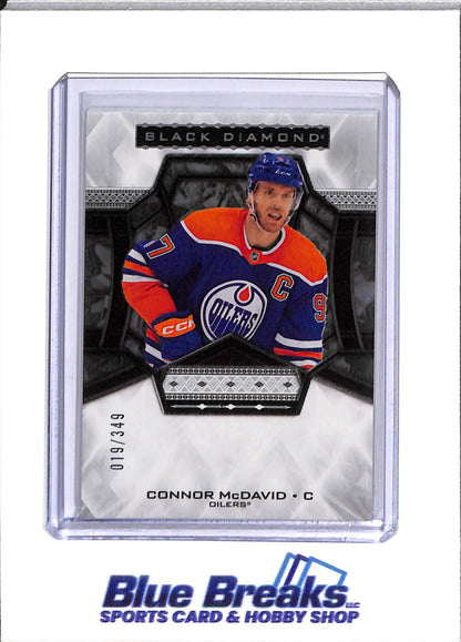 2024-25 Upper Deck - Black Diamond - Connor McDavid - 019/349 - #BDB-MD - Ice Hockey - Oilers - drop
