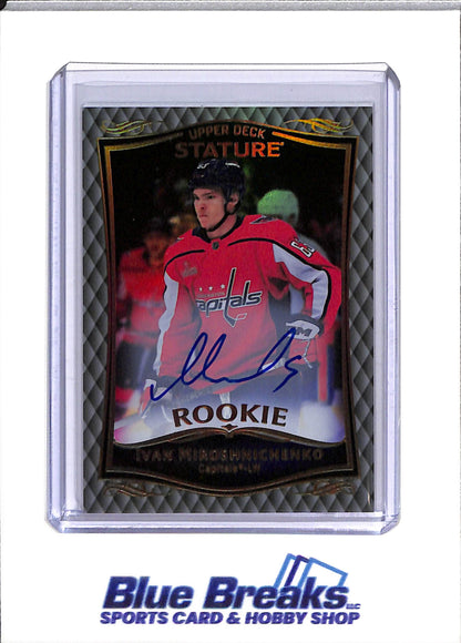 2023-24 Upper Deck - Stature Rookie - Auto - Ivan Miroshnichenko - #33 - Ice Hockey - Capitals - drop