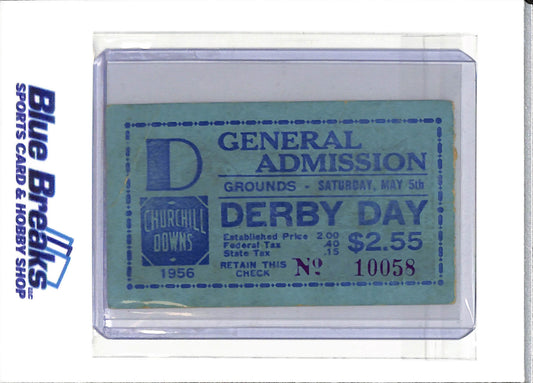 1956 Churchill Downs - General Admission - Derby Day - May 5th - Ticket