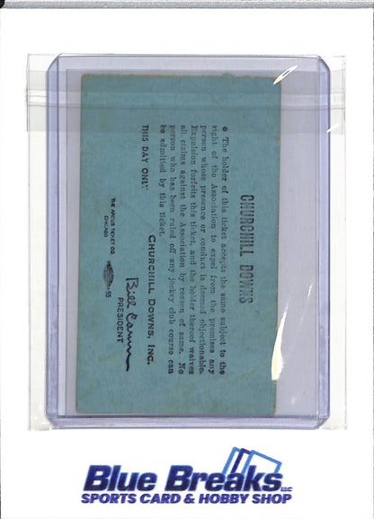 1956 Churchill Downs - General Admission - Derby Day - May 5th - Ticket - drop