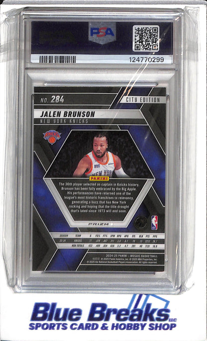 2024 Panini - Mosaic City Edition - Honeycomb - Jalen Brunson - #284 - Basketball - Knicks - drop