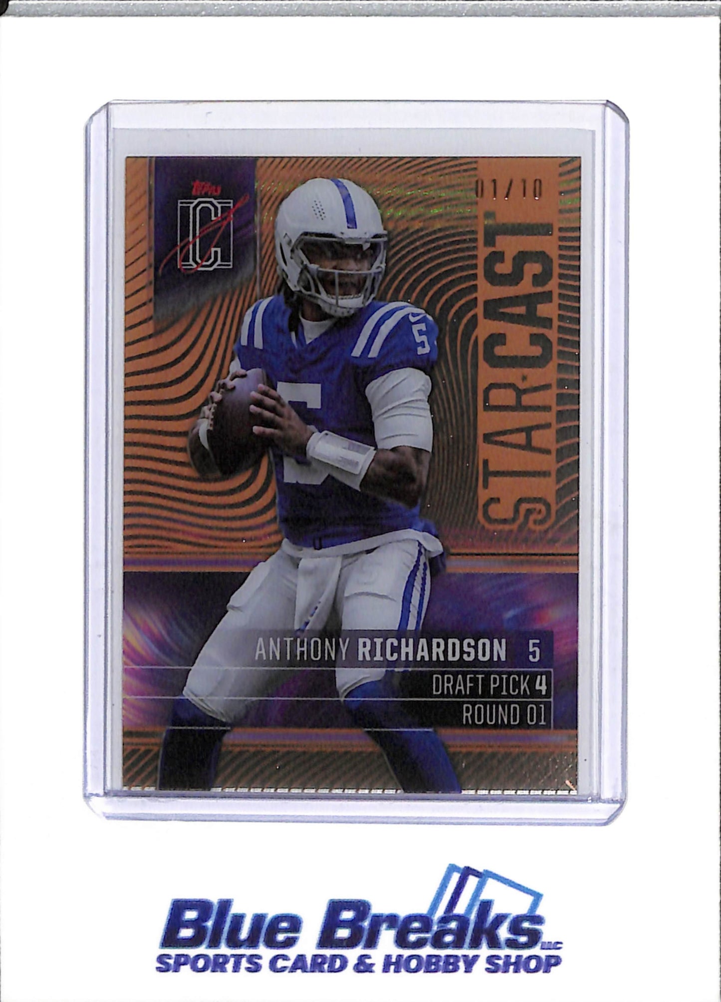 2025 Topps - Star Cast - Composite Release - Anthony Richardson - 01/10 - #SC-3 - Football - Colts - drop