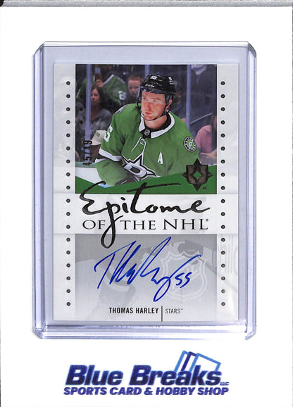 2024-25 Upper Deck - Epitome Auto - Thomas Harley - 45/49 - #NHL-TH - Ice Hockey - Stars - drop
