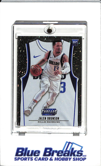2019 Panini - Threads - Silver Dazzle - Jalen Brunson - #124 - Basketball - Mavericks