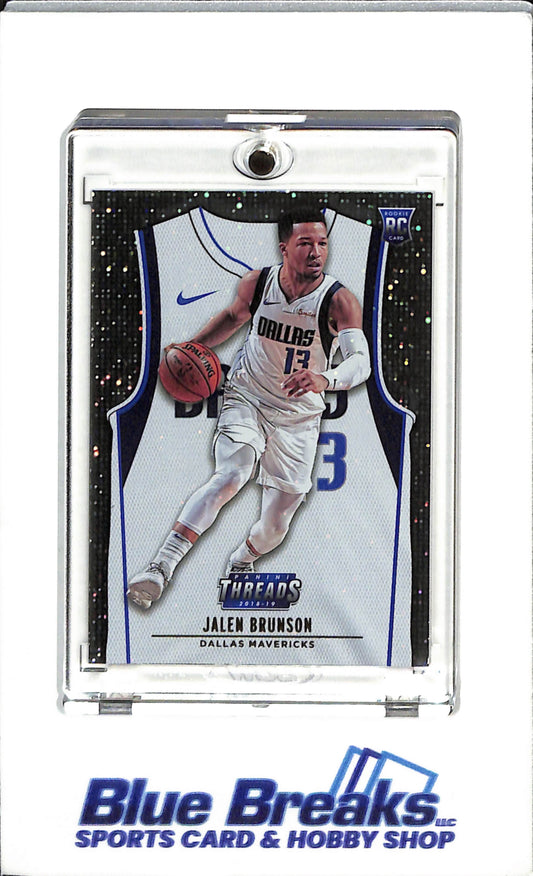 2019 Panini - Threads - Silver Dazzle - Jalen Brunson - #124 - Basketball - Mavericks