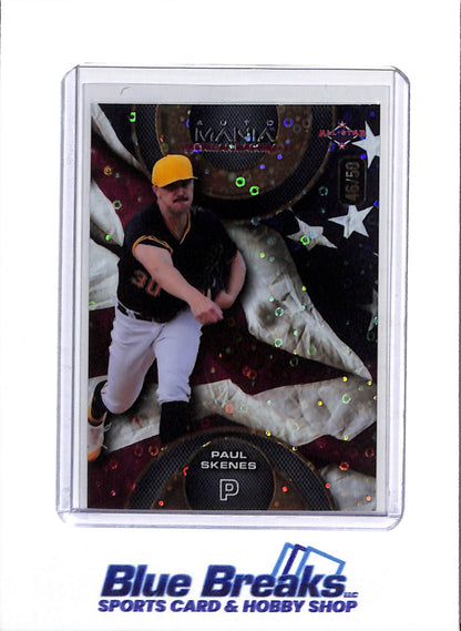 2024 Wild Card - Auto Mania - American Baseball - All-Star - Paul Skenes - 46/50 - #AMAC-PS2 - Baseball - Pirates - drop