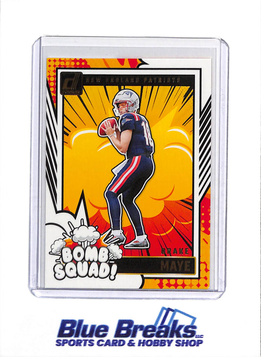 2024 Panini - Donruss - Bomb Squad - Drake Maye - #28 - Football - Patriots