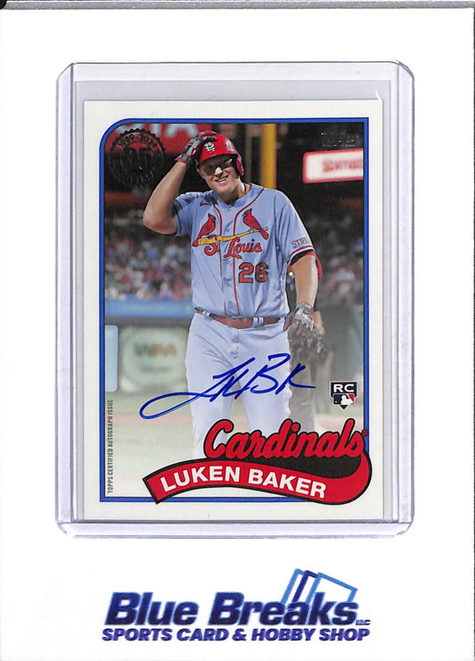 2024 Topps - 35 Anniversary - Auto -Lunken Baker - #89BA2-LB - Baseball - Cardinals - drop