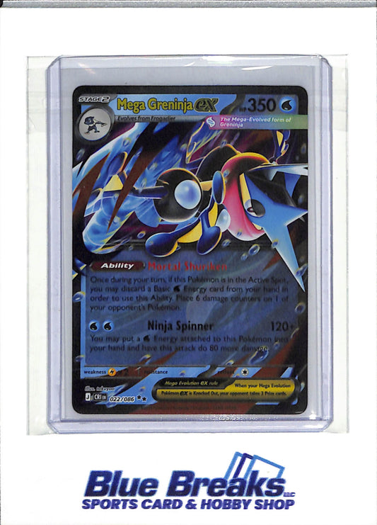 2026 Pokemon - Chaos Rising - Foil - Mega Greninja ex - #022/086 - drop