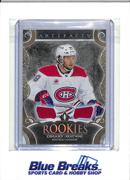 2024 Upper Deck - Artifacts - Rookies - Joshua Roy - 009/499 - #176 - Ice Hockey - Canadiens - drop