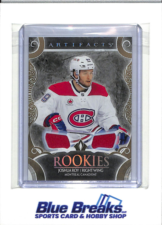 2024 Upper Deck - Artifacts - Rookies - Joshua Roy - 009/499 - #176 - Ice Hockey - Canadiens - drop