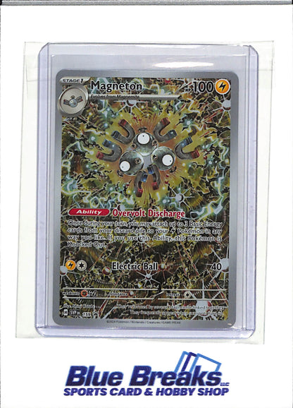 2024 Pokemon - Scarlet and Violet - Black Star Promo - Illustration Rare Holo - Magneton - #159 - drop