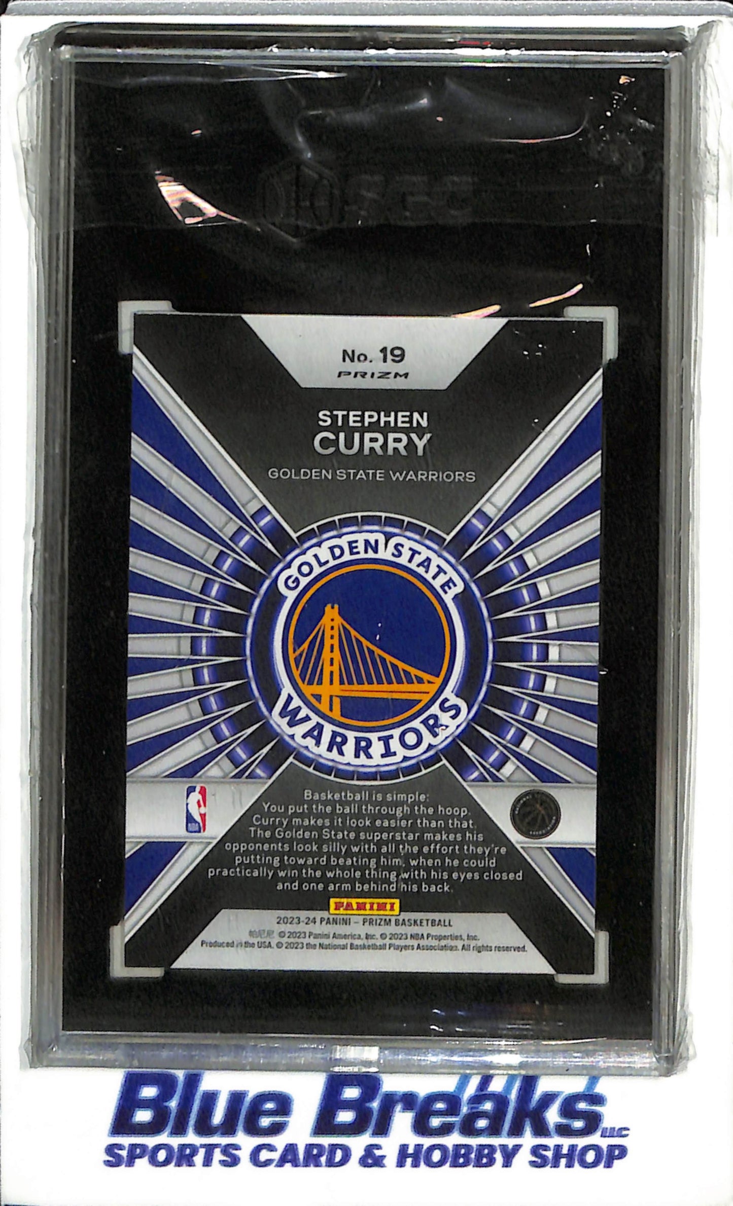 2023-24 Panini - Prizm - Dominance - Green Prizm - Stephen Curry - SGC9 - #19 - Basketball - Golden State Warriors - drop