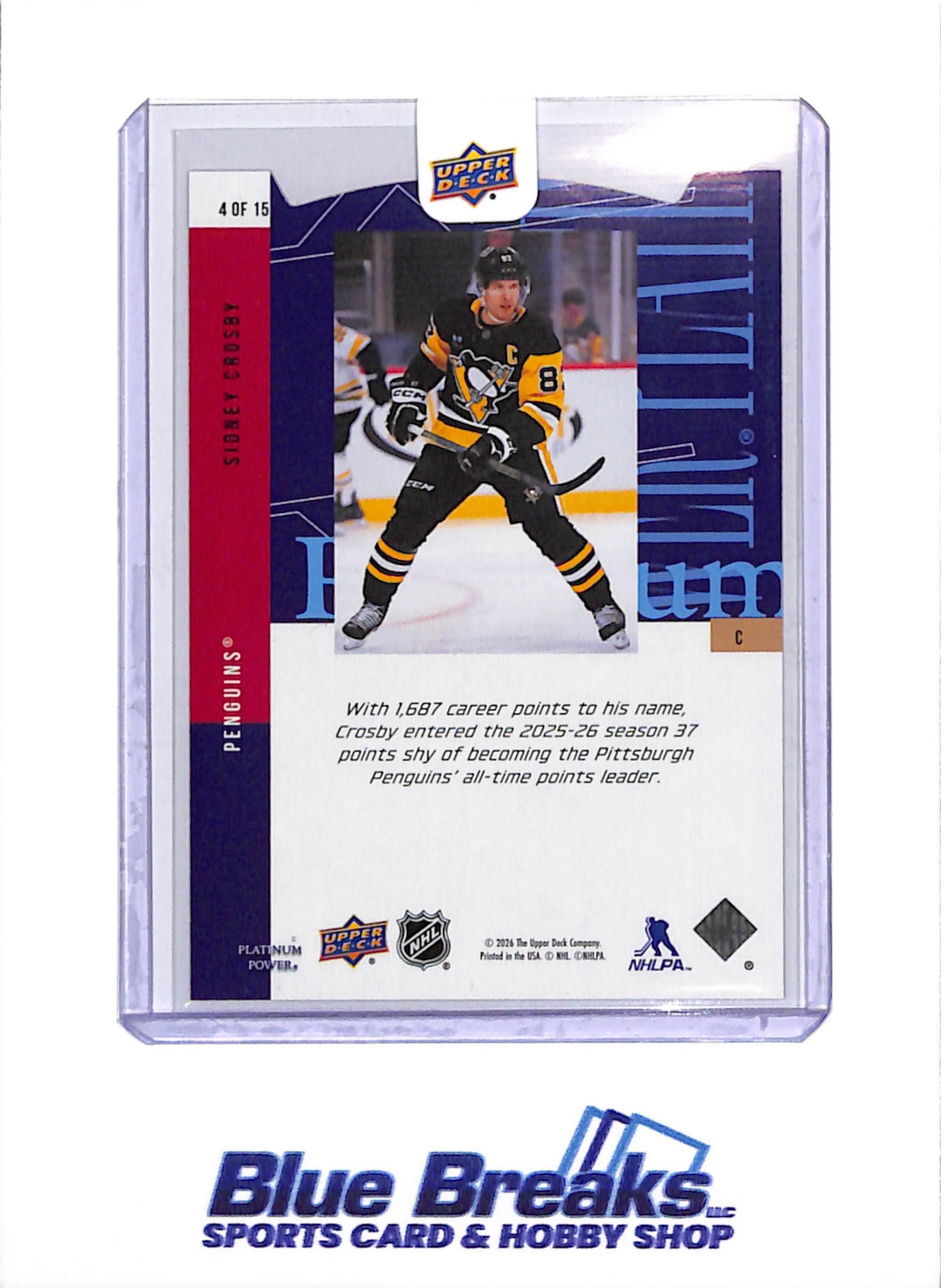 2026 Upper Deck - Platinum Power - Full Set - #1 through 15 - drop
