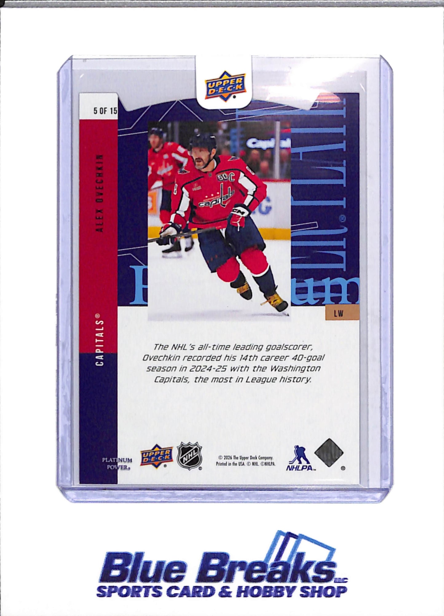 2026 Upper Deck - Platinum Power - Full Set - #1 through 15 - drop