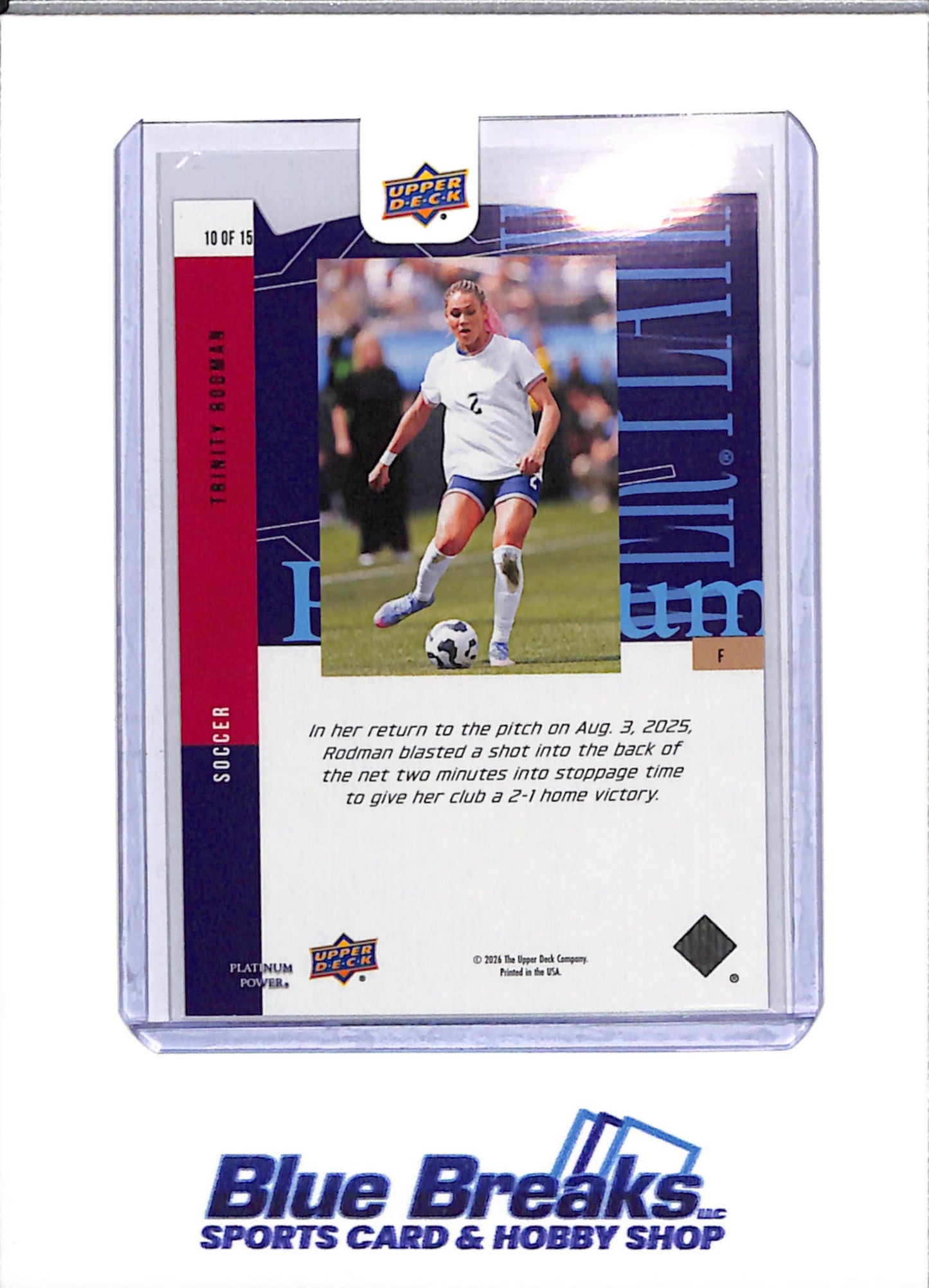 2026 Upper Deck - Platinum Power - Full Set - #1 through 15 - drop