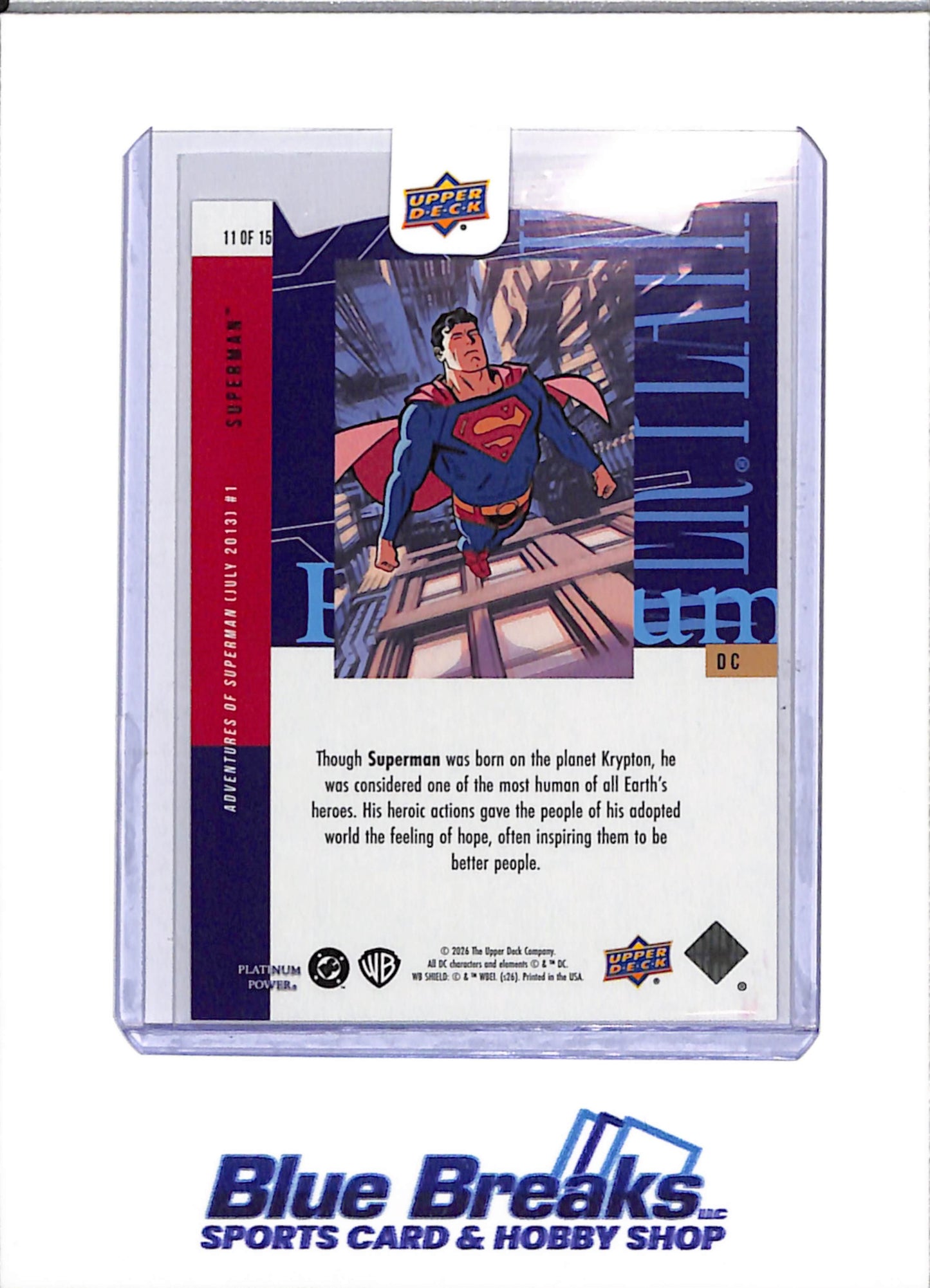 2026 Upper Deck - Platinum Power - Full Set - #1 through 15 - drop