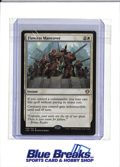 2020 Magic the Gathering - Wizards of the Coast - Flawless Maneuver - #026 - drop