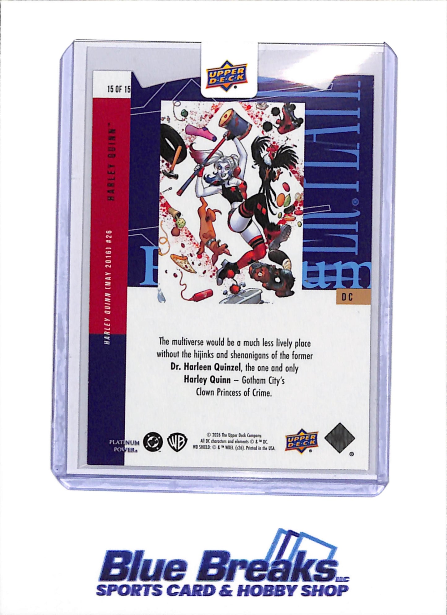 2026 Upper Deck - Platinum Power - Full Set - #1 through 15 - drop