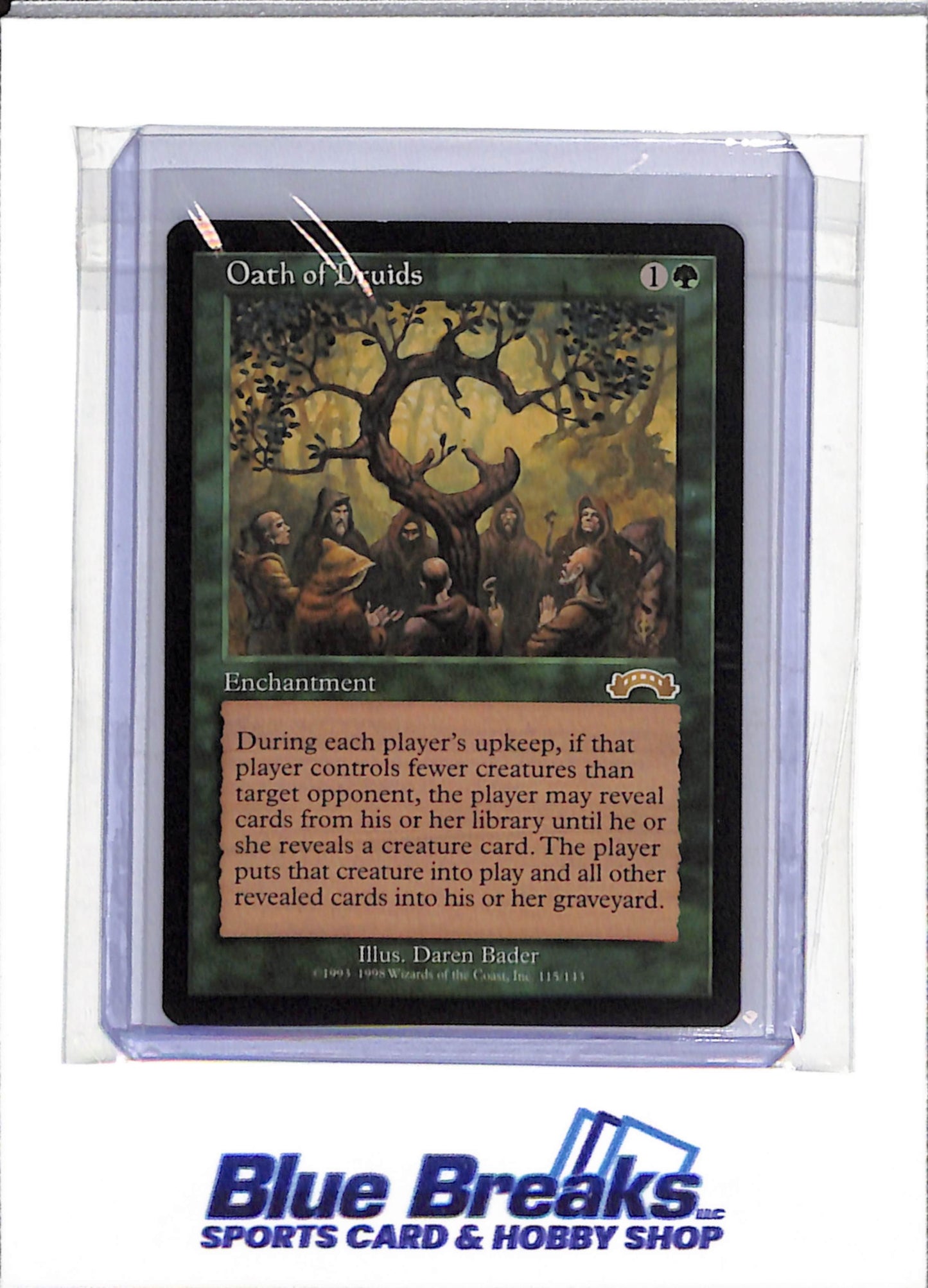 1993-98 Magic the Gathering - Wizards of the Coast - Oath of Druids - #115 - drop