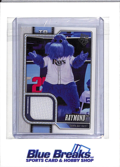 2026 Topps - 75 Years - Series One - Relic - Mascot - Raymond - #MAS-RAY - Baseball - Rays - drop
