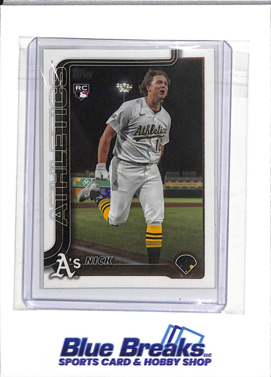 2025 Topps - Update Series - Rookie Cards - Nick Kurtz - #CC3-5 - Baseball - Athletics - drop