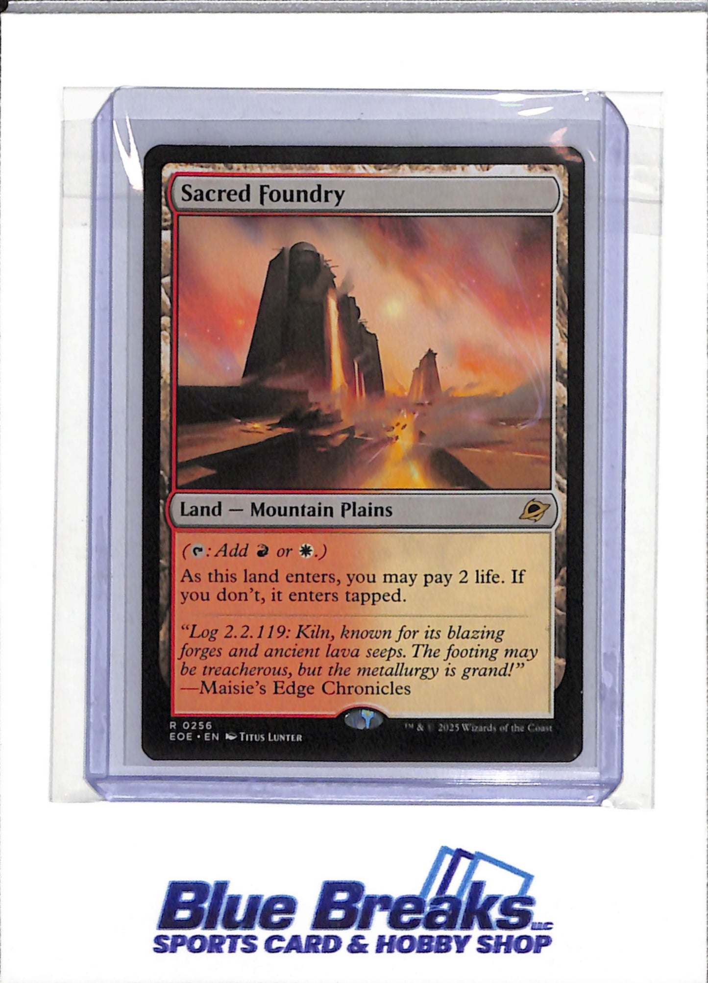 2025 Magic the Gathering - Wizards of the Coast - Sacred Foundry - #0256 - drop