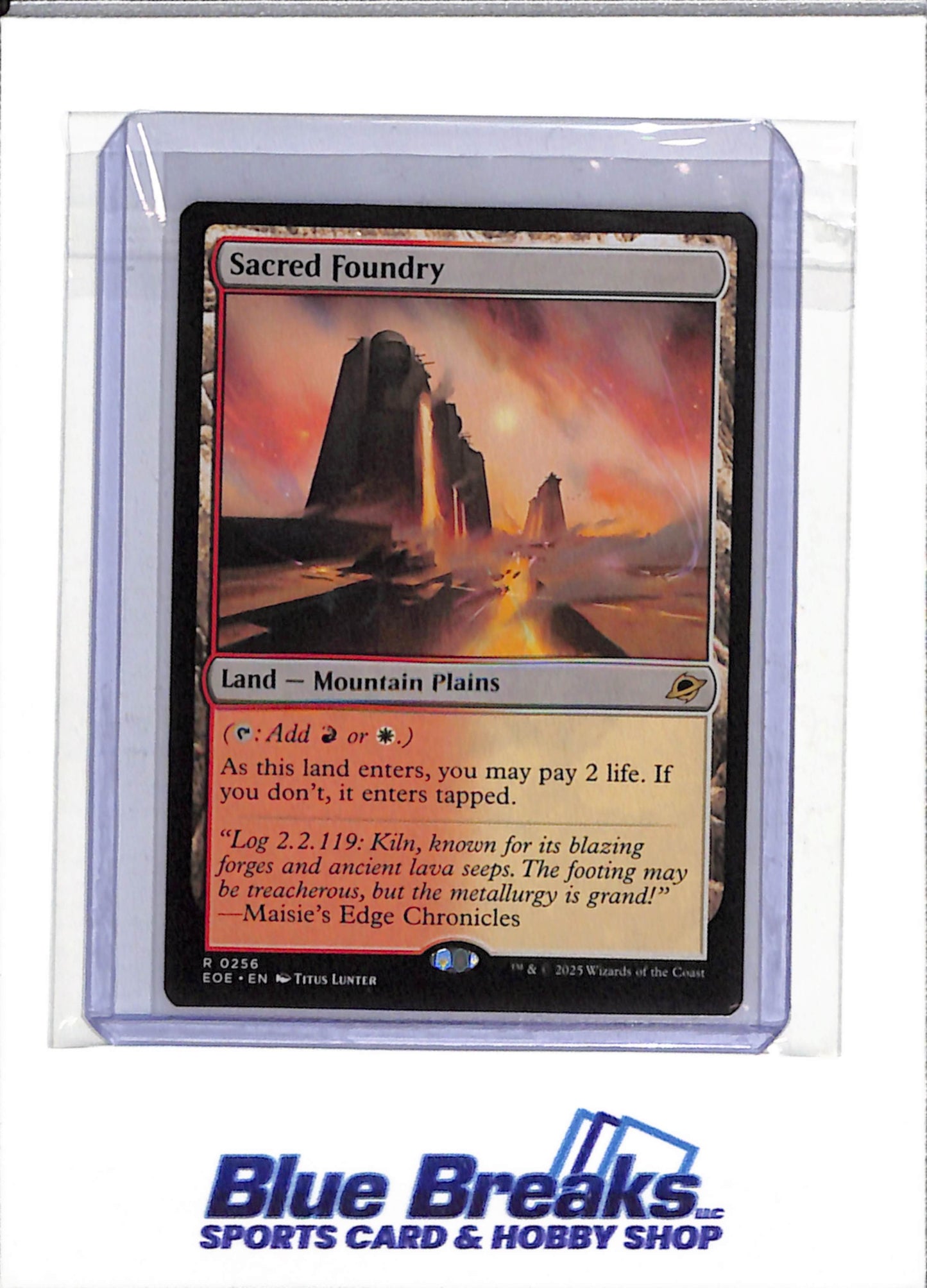 2025 Magic the Gathering - Wizards of the Coast - Sacred Foundry - #0256 - drop