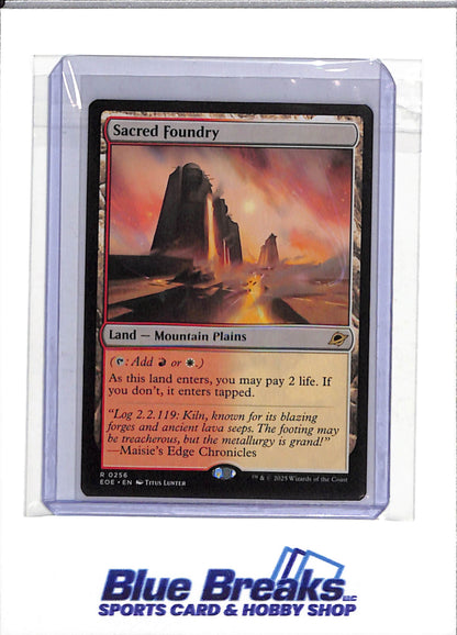2025 Magic the Gathering - Wizards of the Coast - Sacred Foundry - #0256 - drop