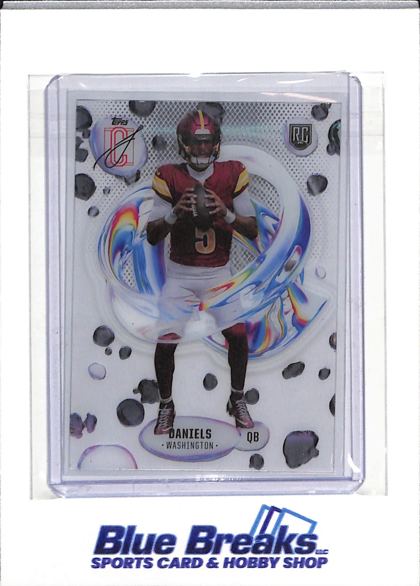 2025 Topps - Rookie Card - Jayden Daniels - #F-2 - Football - Commanders - drop