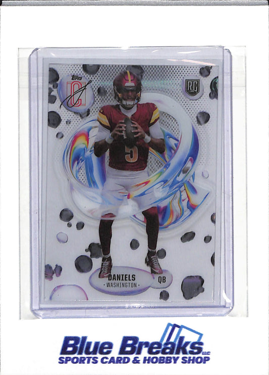 2025 Topps - Rookie Card - Jayden Daniels - #F-2 - Football - Commanders - drop
