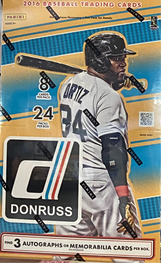 2016 Panini Donruss Baseball Hobby - Sealed Wax