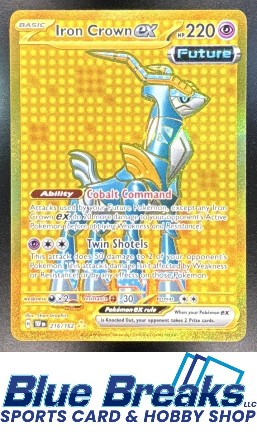 2024 Pokemon Temporal Forces Iron Crown ex #216/162