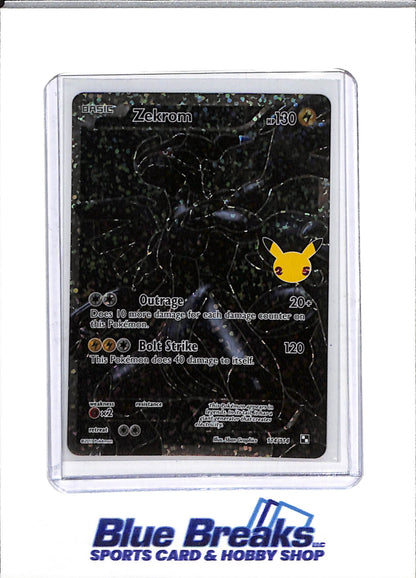 2011 Pokemon - Celebrations Set - Special Illustration Foil - Full Art - Zekrom - #114/114 - drop