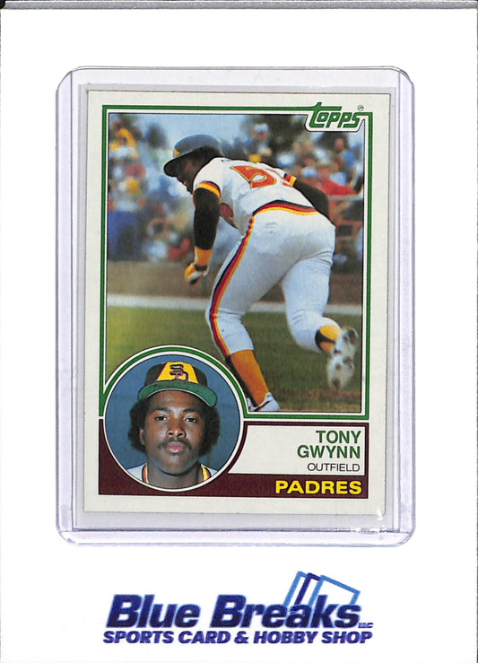 1983 Topps - Chewing Gum - Tony Gwynn - #482 - Baseball - Padres - drop