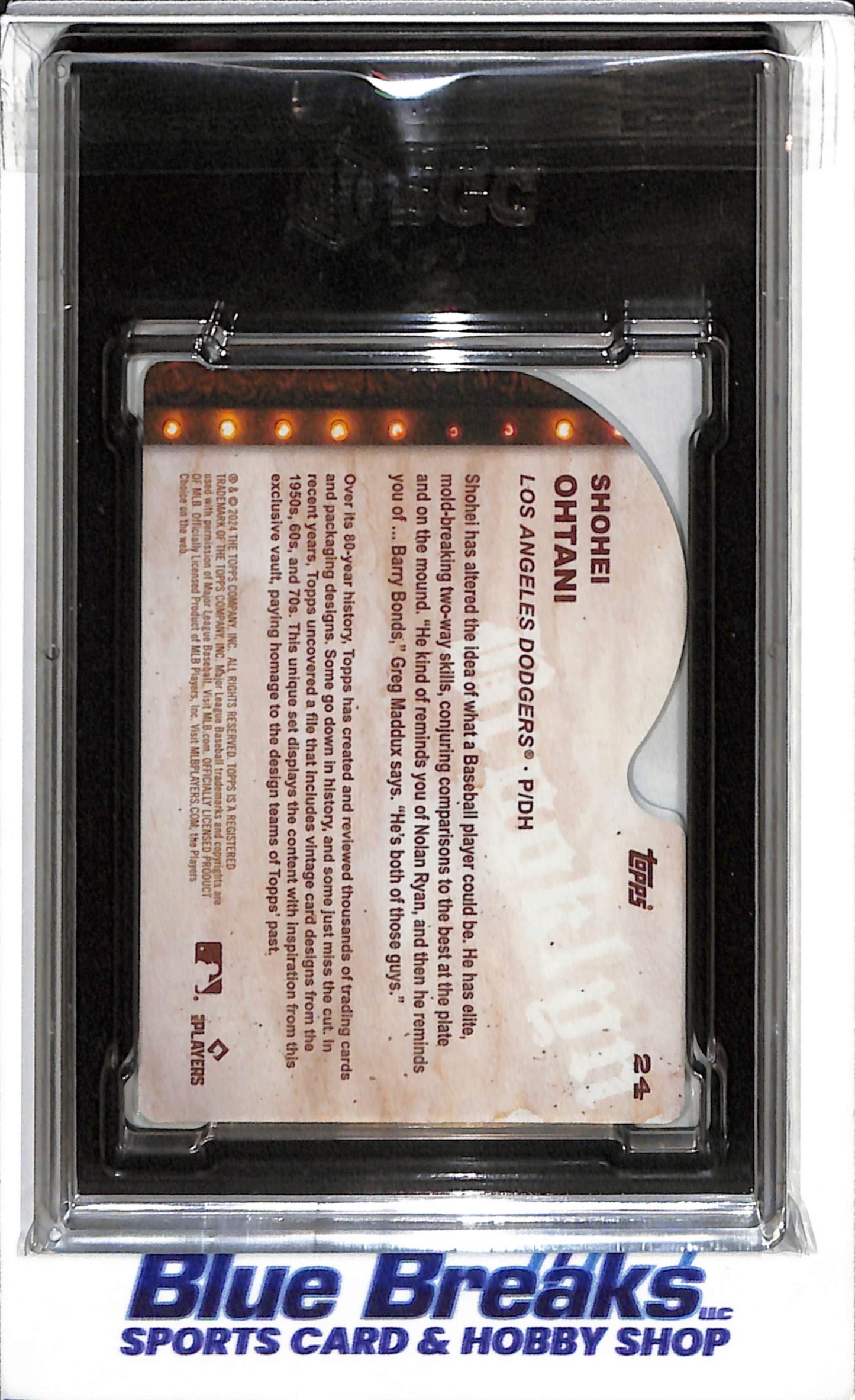 2024 Topps - Brooklyn Collection - Die Cut - Shohei Ohtani - SGC10 - 11/20 - #24 - Baseball - Dodgers - drop