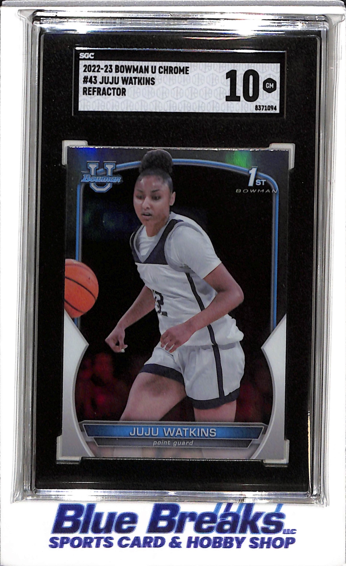 2022-23 Bowman U. - Chrome - Refractor - Juju Watkins - #43 - Basketball - Trojans - drop